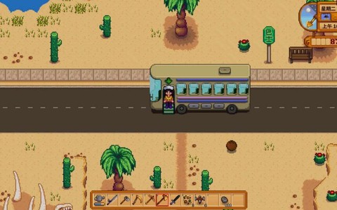 星露谷物语怎么去沙漠