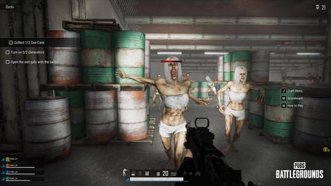 绝地求生僵尸怎么进